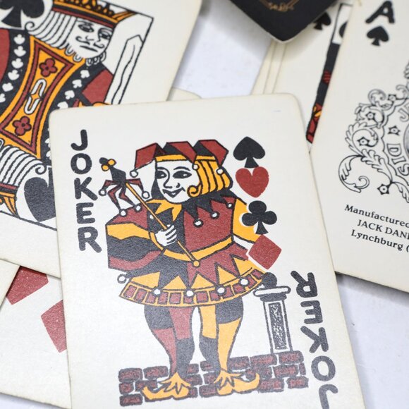 Jack Daniels 1994 Playing Cards  Retro Card Deck Poker Rummy Solitaire Gangster - Picture 9 of 13